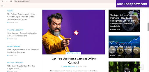 Crypto30x.com site overview review featured image by TechScoopNow